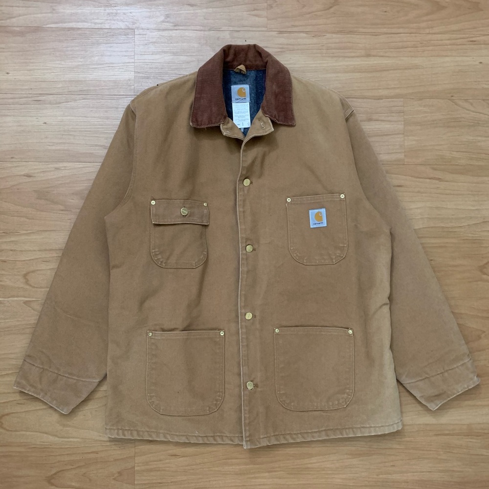 🥧Vintage Carhartt Blanket-Lined Chore Jacket (Sz L)